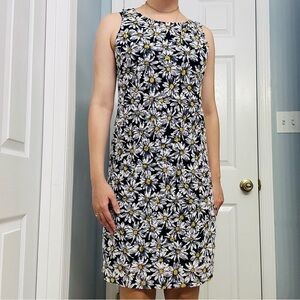 Vintage Y2K Dress Mini Sheath Sunflower Floral Summer Casual Kawaii Small